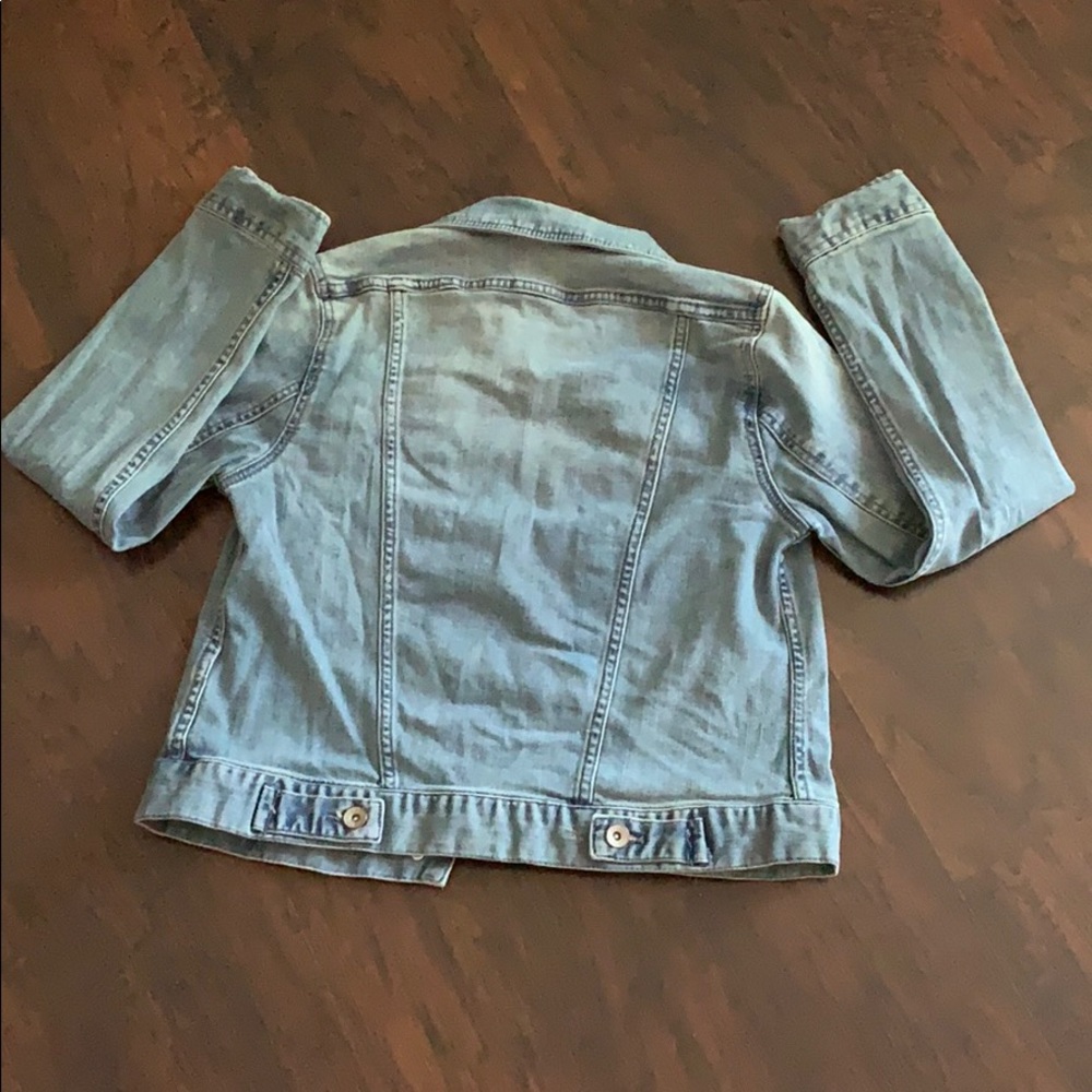 Merona Distressed Denim Jacket - Picture 4 of 4